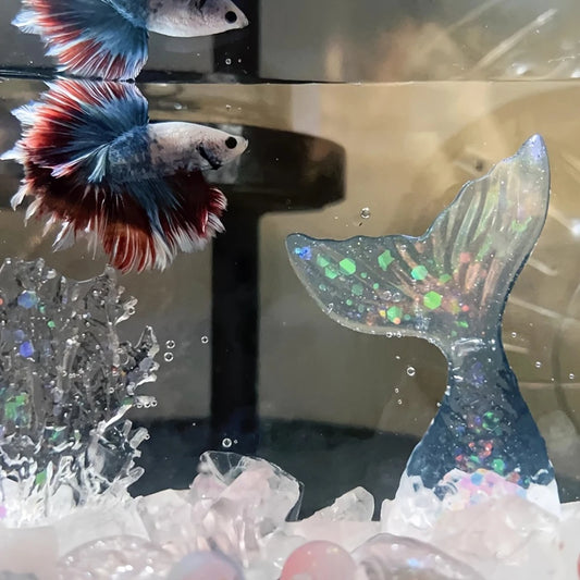 Ornament Mermaid Tail Aquarium