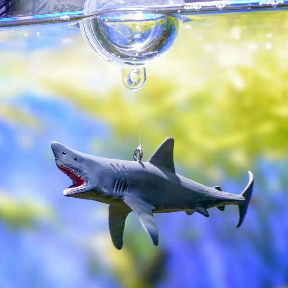 Creative Aquascape Shark Figurine Decor Fish Tank