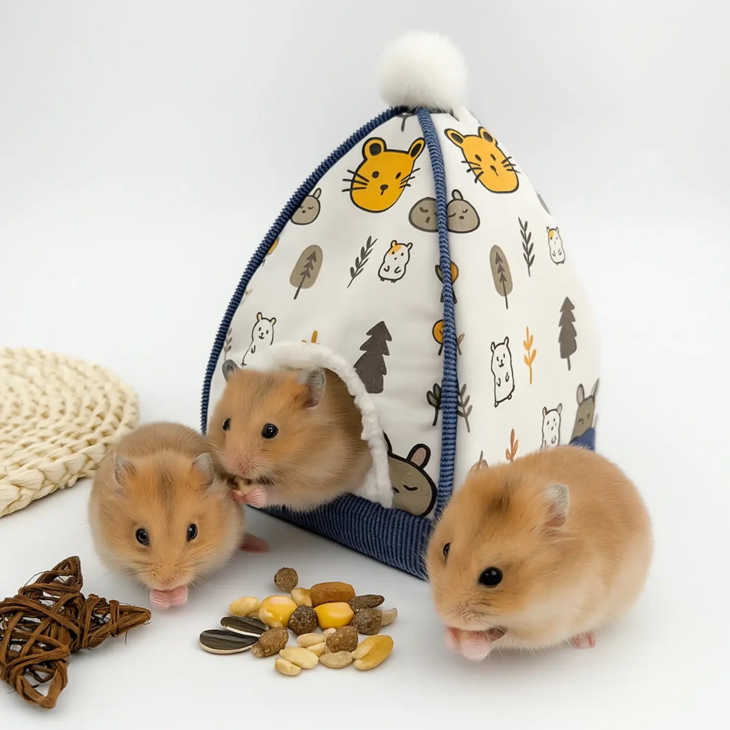 hamster cotton nest,