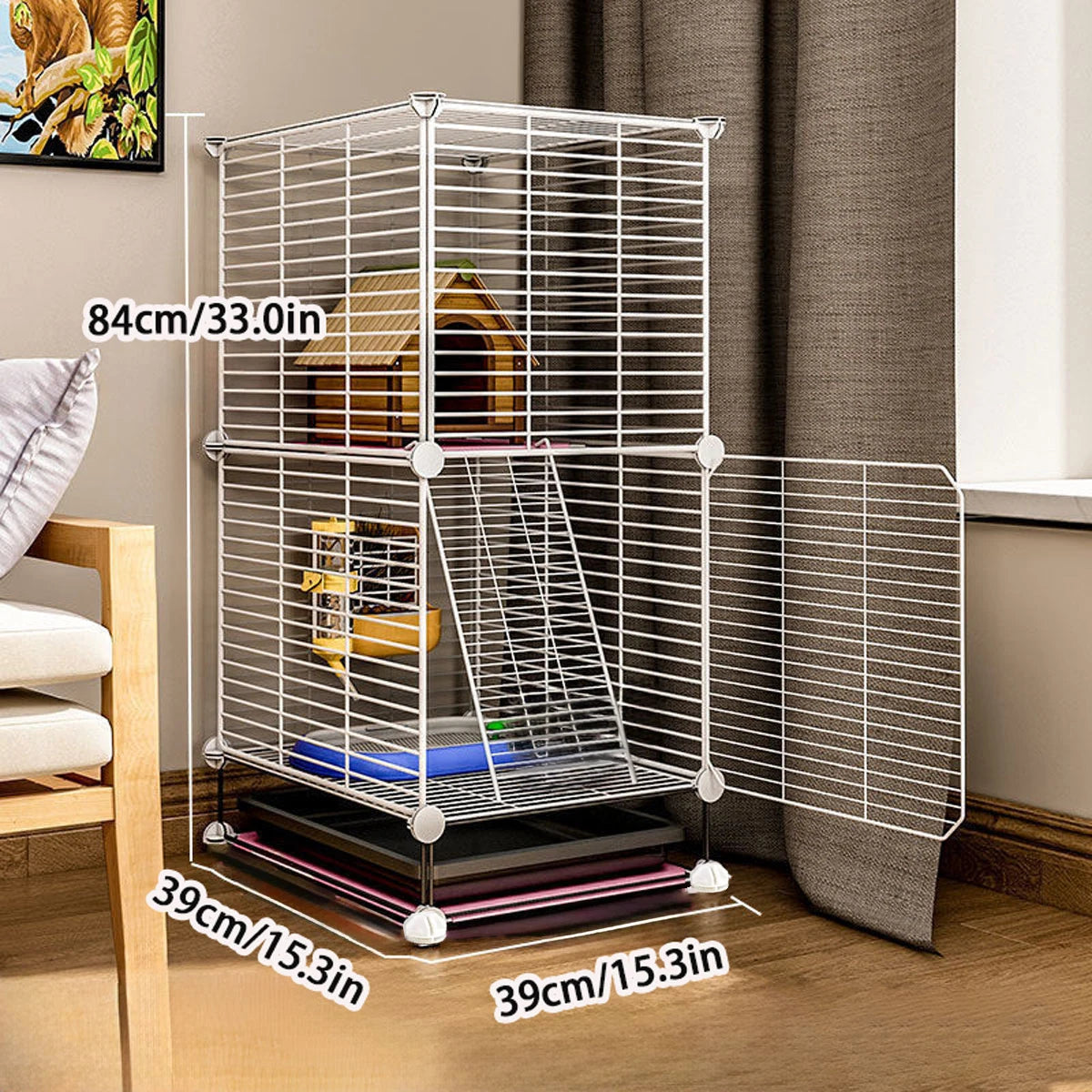 Squirrel sugar glider special cage for raising flower branch hamster