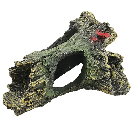 Aquarium Hollow Log Decor Multifunction