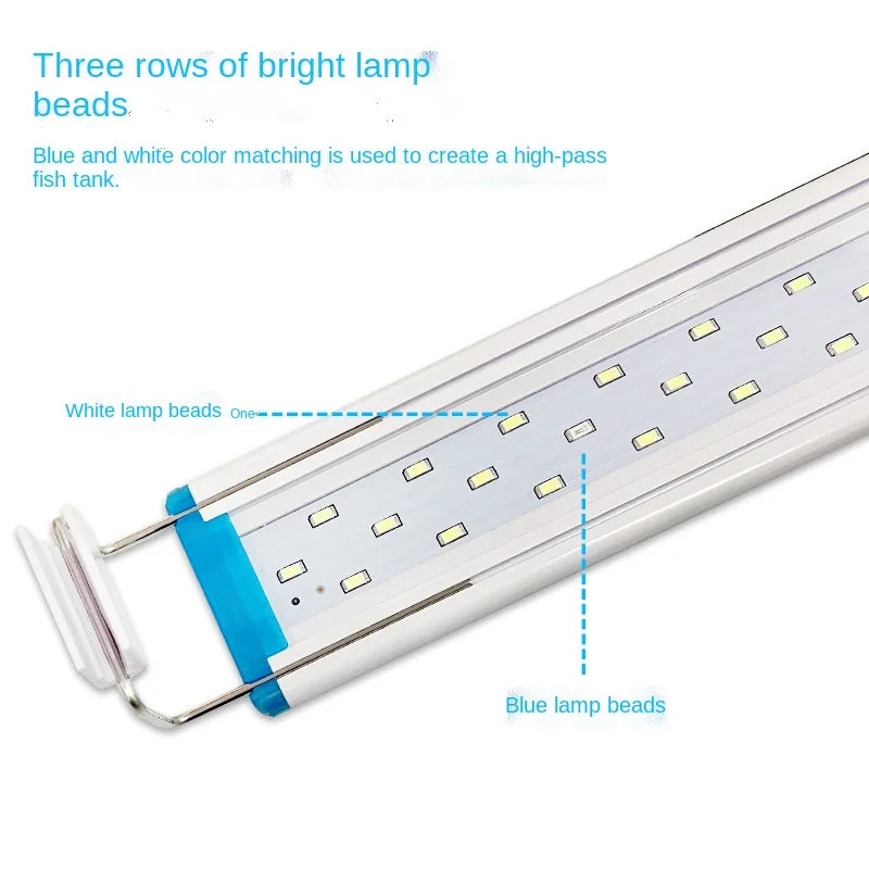 Super Slim Fish Tank Aquatic Plant Grow Lighting Waterproof