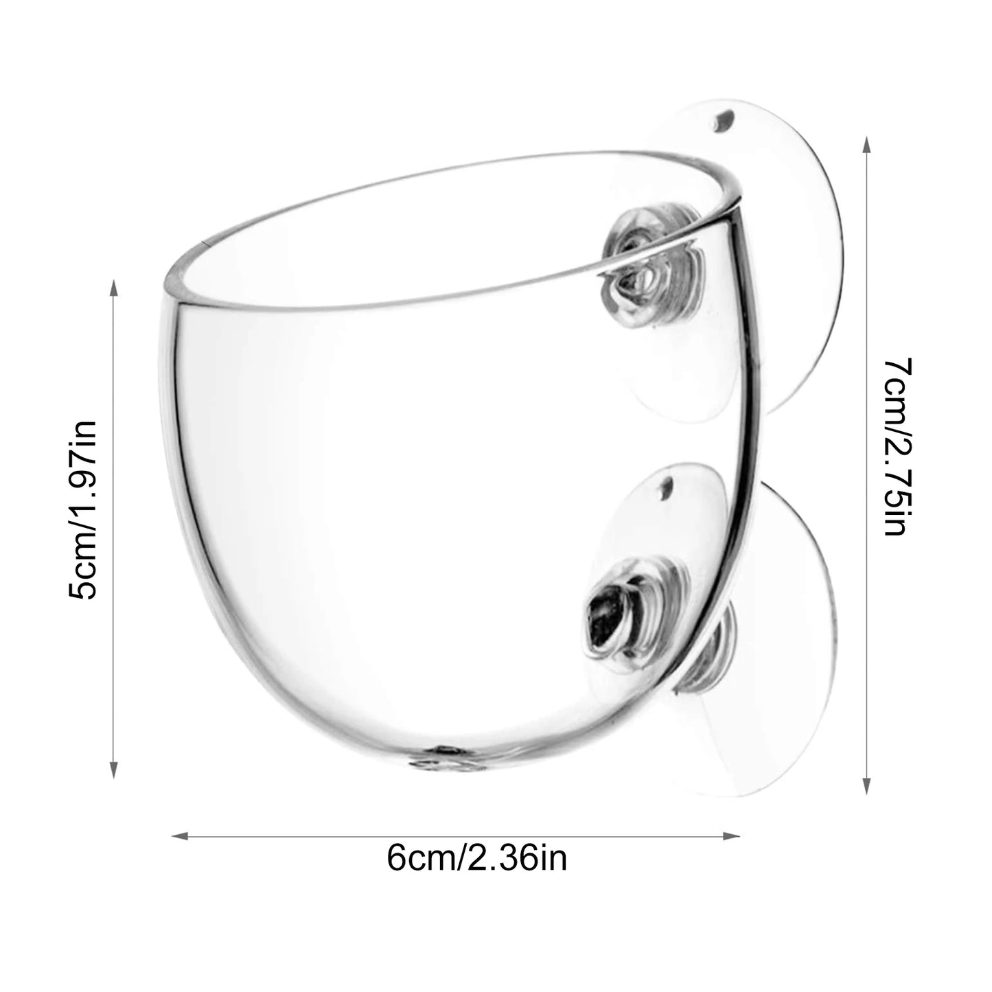 Acrylic Aquatic Plant Cup Aquarium Fish Tank