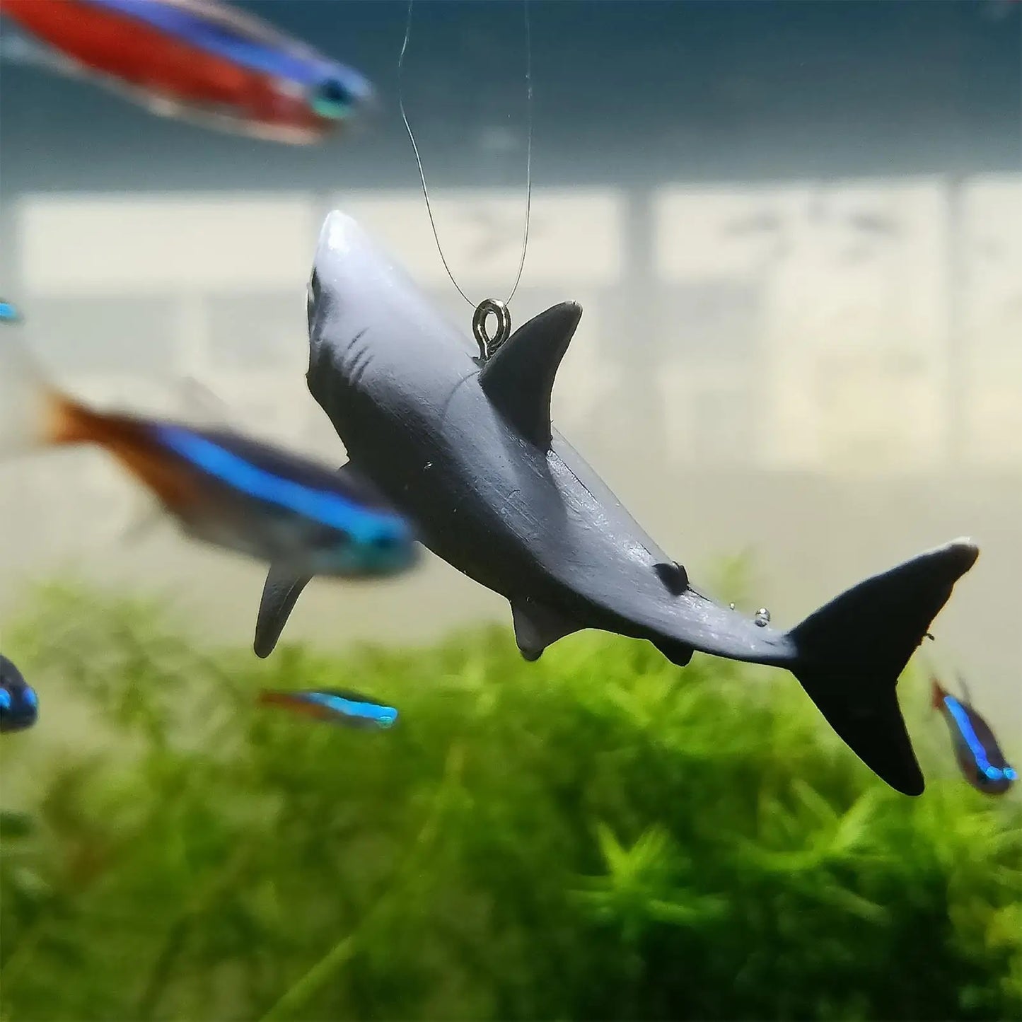 Floating Shark Aquarium Landscape Decoration