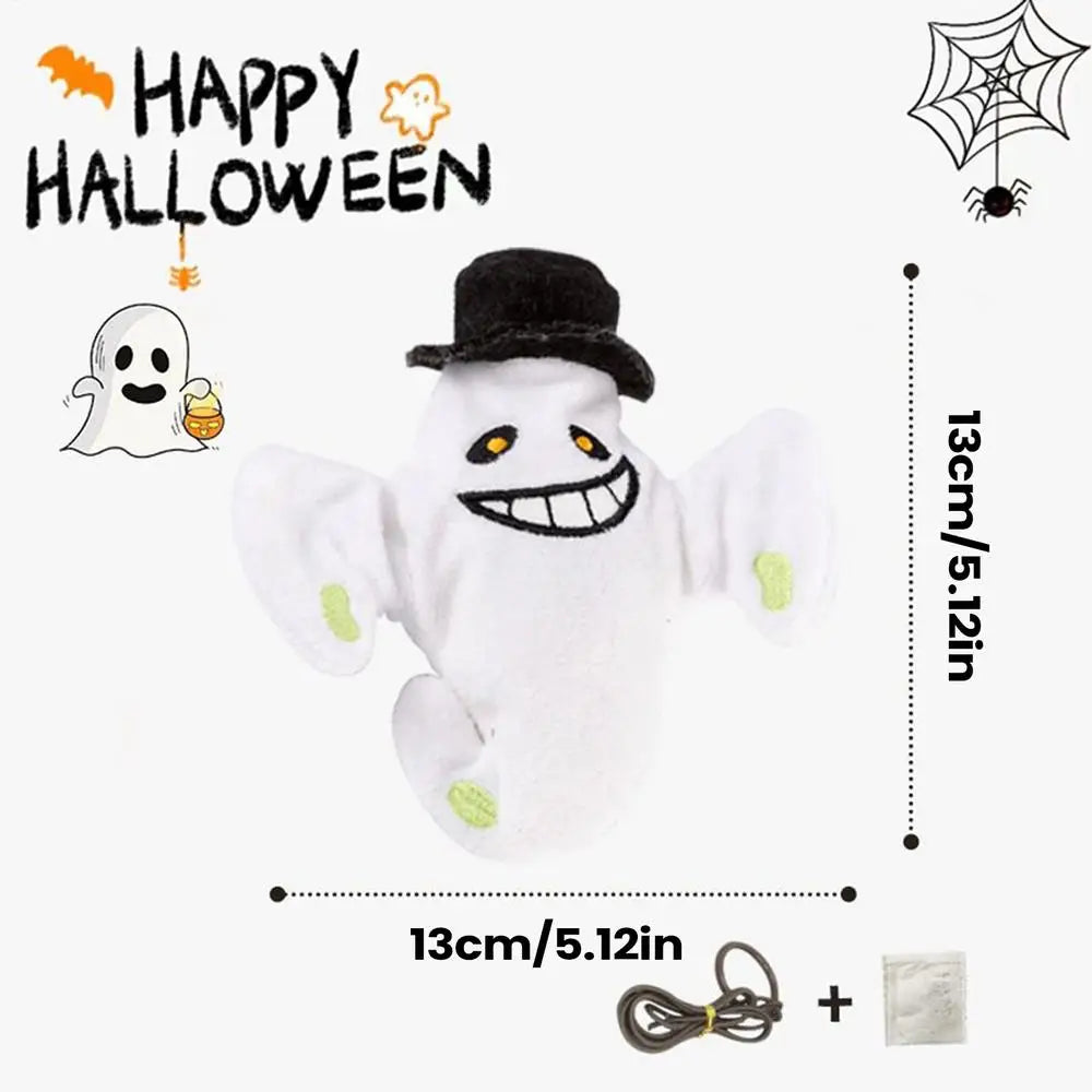 Touch-Activated Flapping Cat Pumpkin