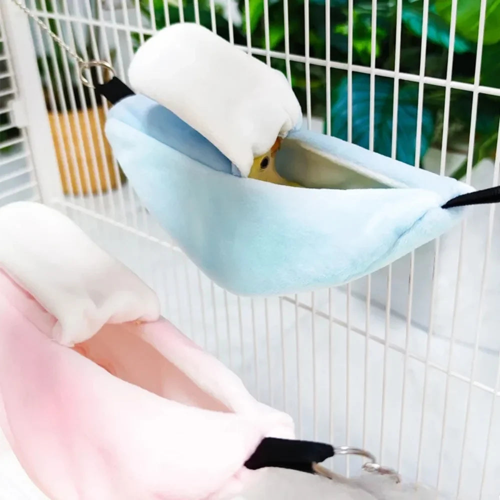 Hamster Soft Warm Bed Rat Hammock Parrot Squirrel Winter