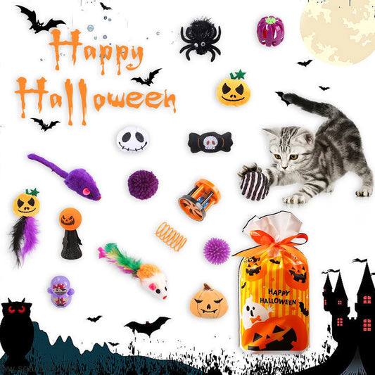 Halloween Cat Chew & Play Toys
