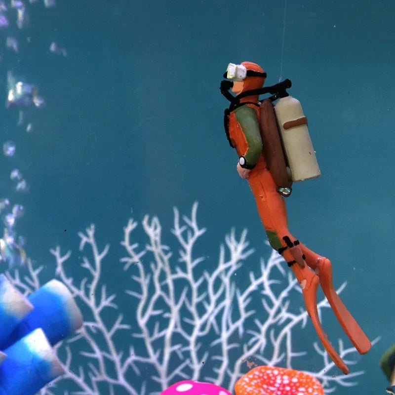 Diver Figure Diving Model Action Figure Miniature Sea Animal