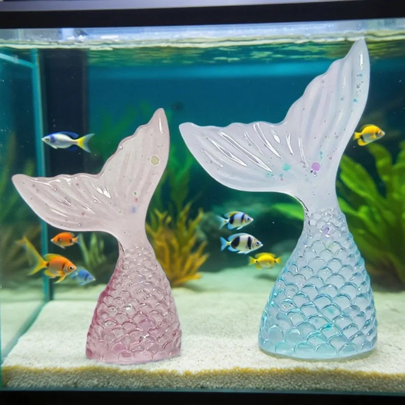 Ornament Mermaid Tail Aquarium