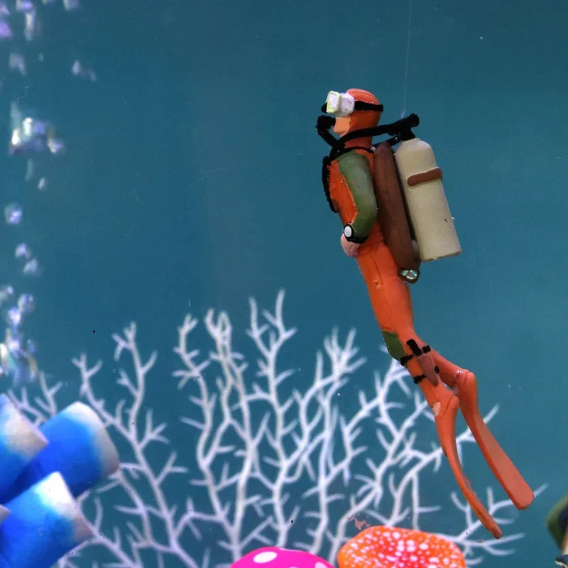 Diver Figure Diving Model Action Figure Miniature Sea Animal