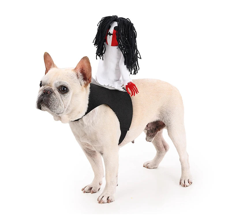 Scary Dog Halloween Costume Rider