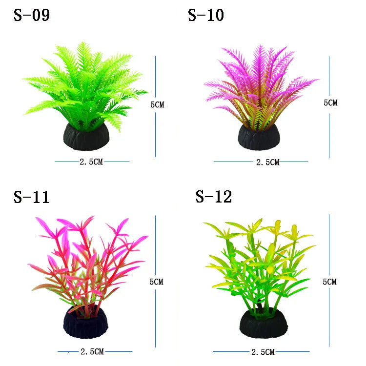 Aquatic Plants Simulation Water Weeds Ornament Fish Tank Grass