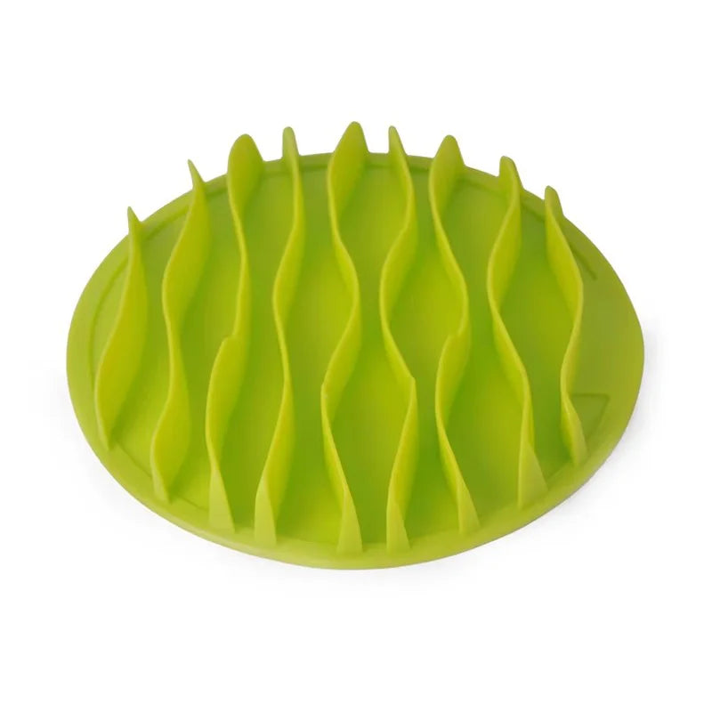 Slow Feeder Pet Bowl with Jungle Pattern – Anti-Choking Dog & Cat Feeder