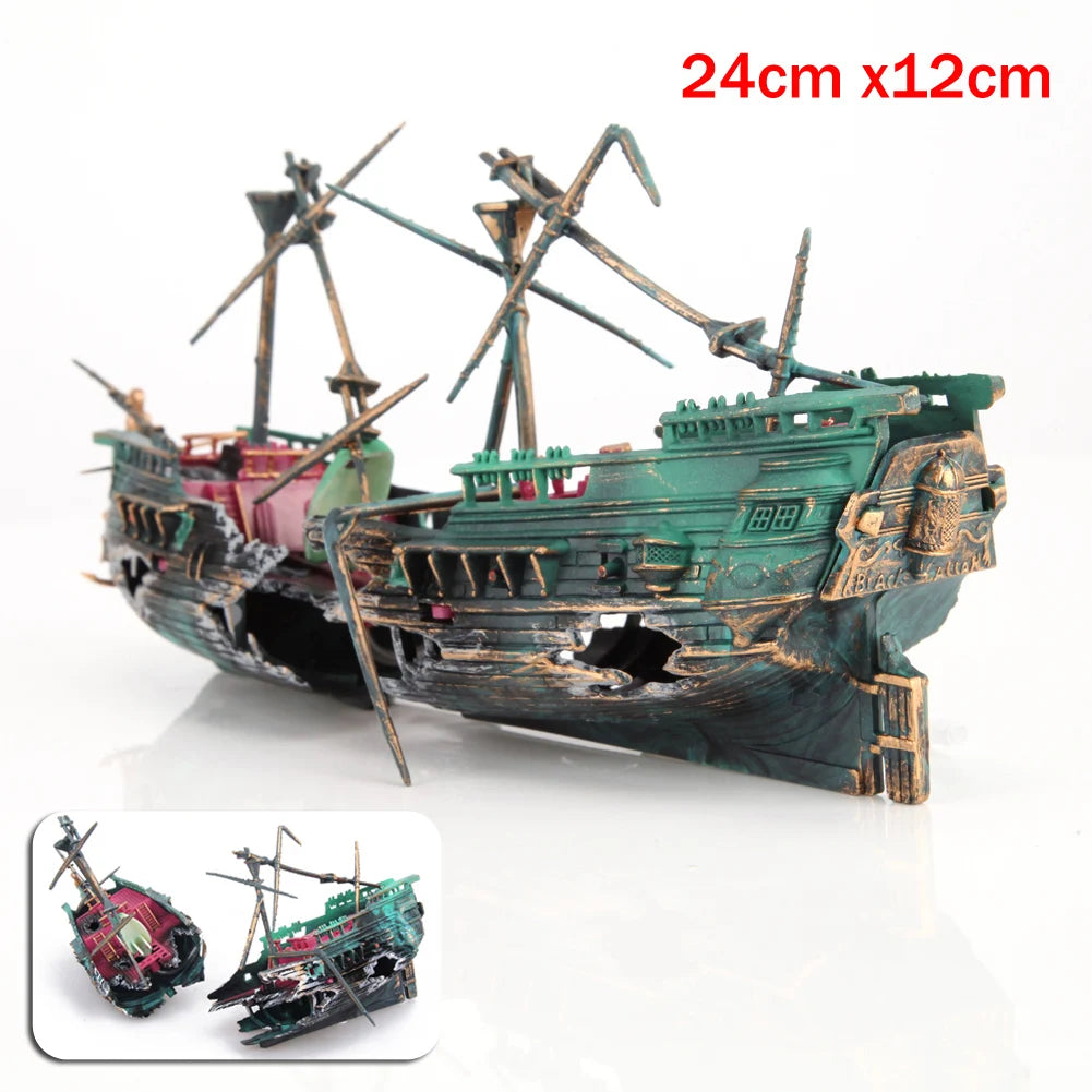 Aquarium Hollow Log Decor Multifunction