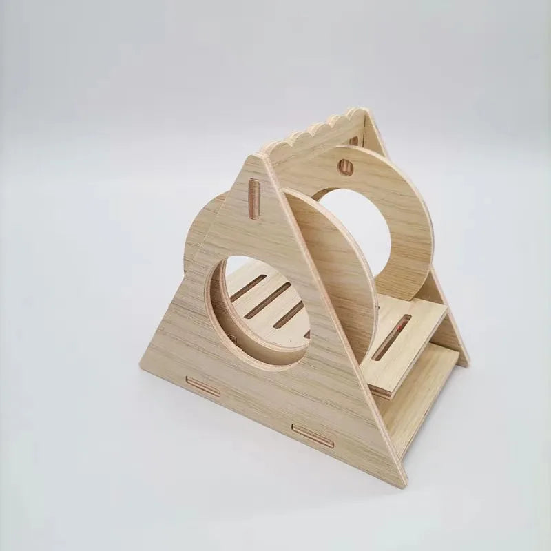 Hamsters House DIY Wooden Gerbil Hideout Bridge