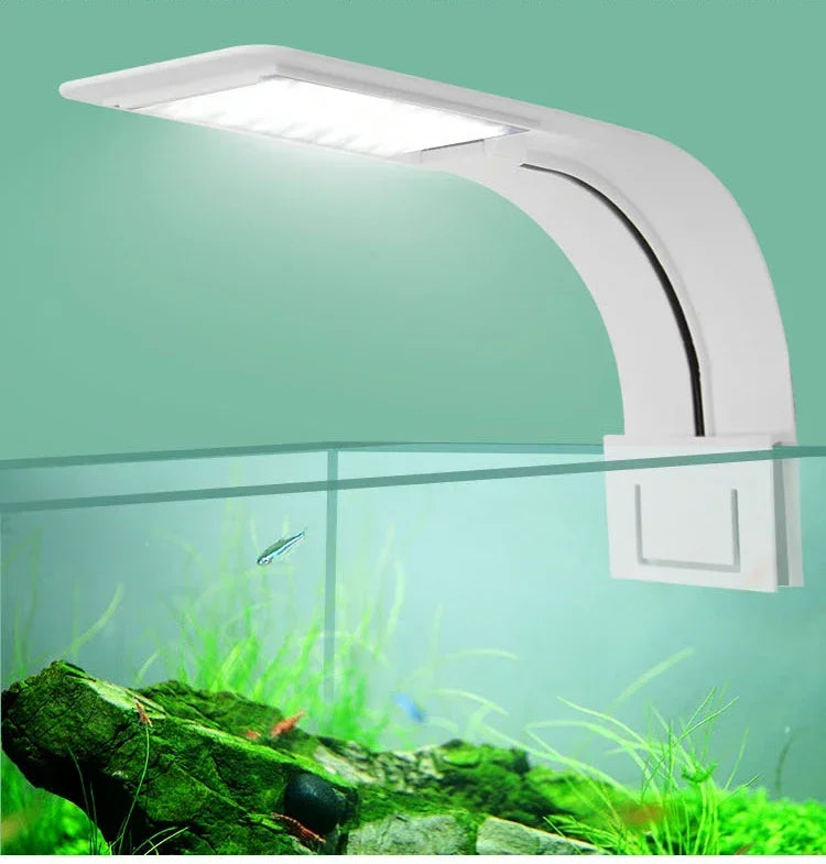 Aquatic Plant Lighting Waterproof Clip-on Lamp For Fish Tank Plants Grow Light