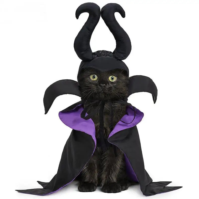Funny Pet Devil Horns Halloween Hat