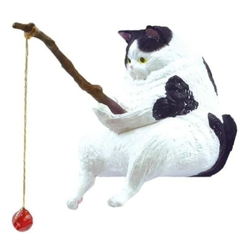 Aquarium Decoration Mini Cat Statue Fish Tank