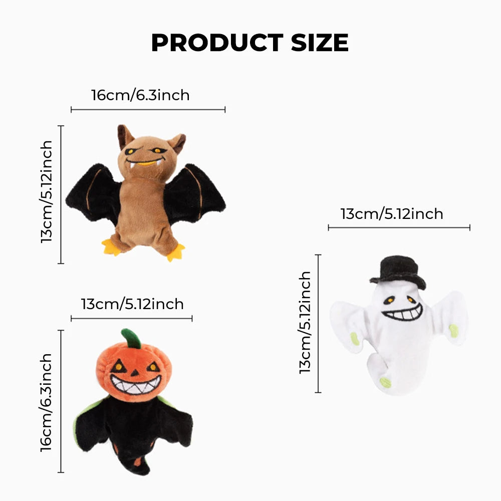 Pumpkin Ghost Bat Cat Toy Interactive