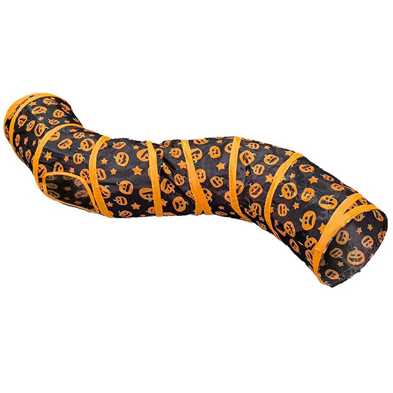 Cat Toy Halloween Foldable Tunnel