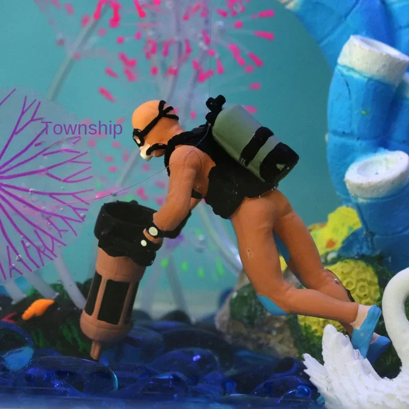 Diver Figure Diving Model Action Figure Miniature Sea Animal