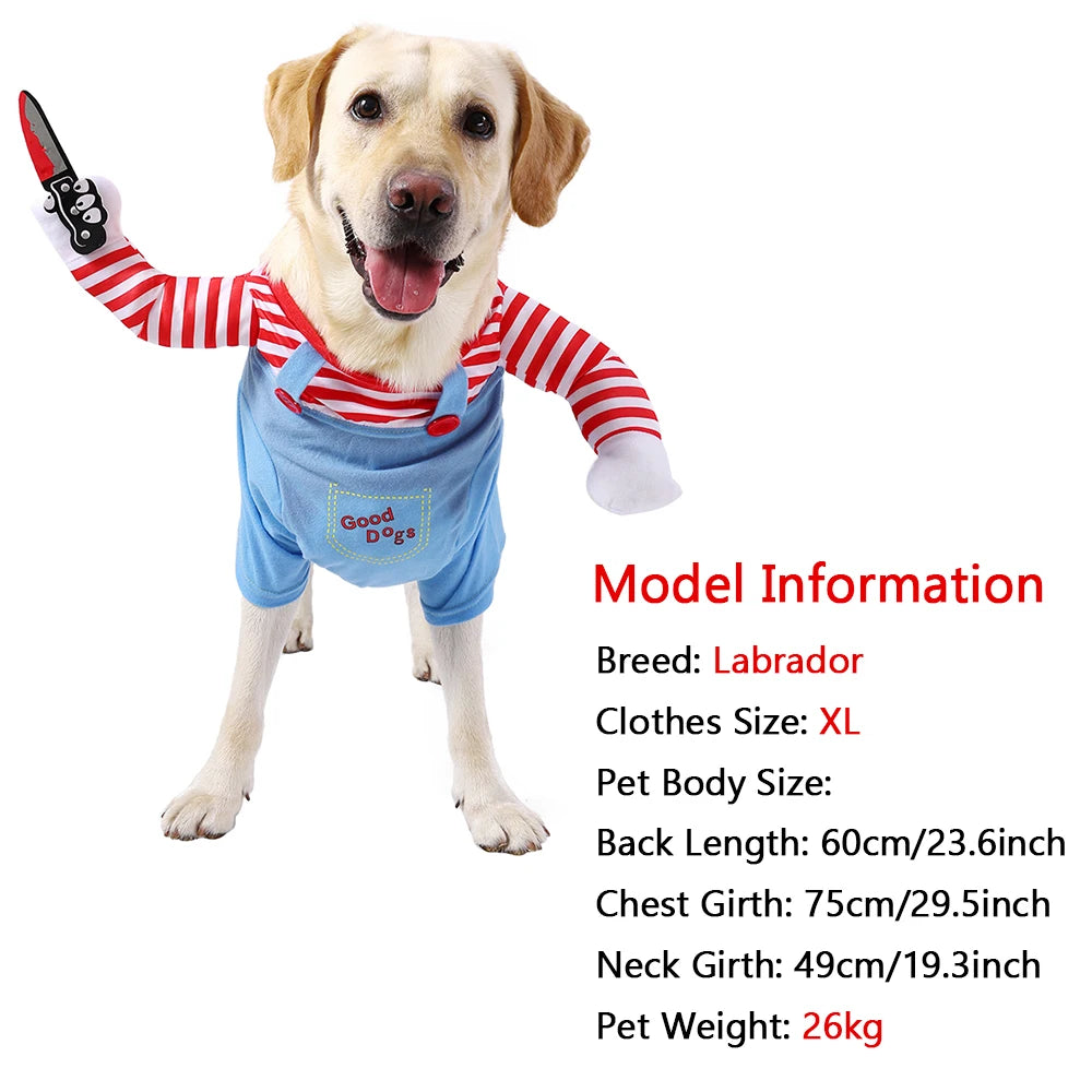 Scary Funny Pet Knife Costume