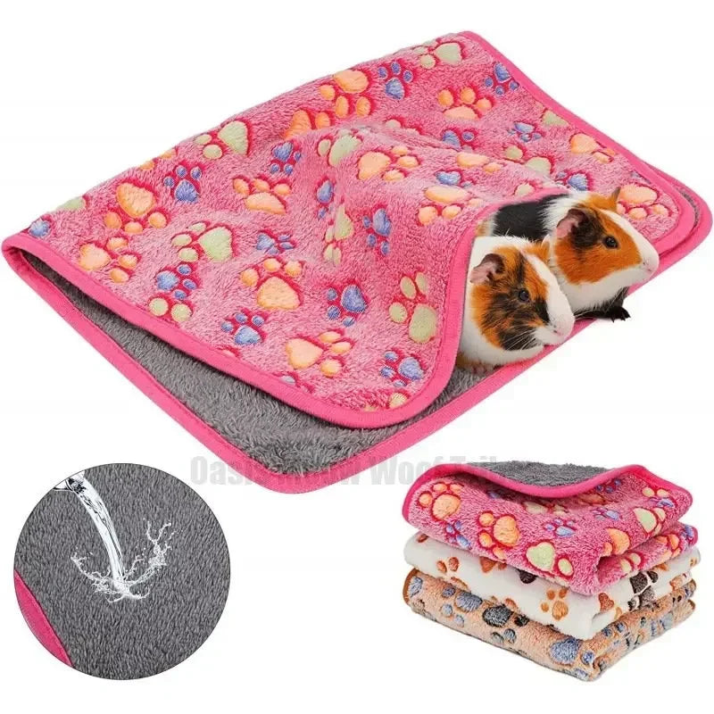Soft Sleep Mat for Hamster Pet Pee Pad Puppy Kitten Blanket