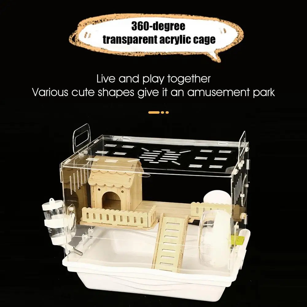 Sturdy Hamster House Large Space Hamster House