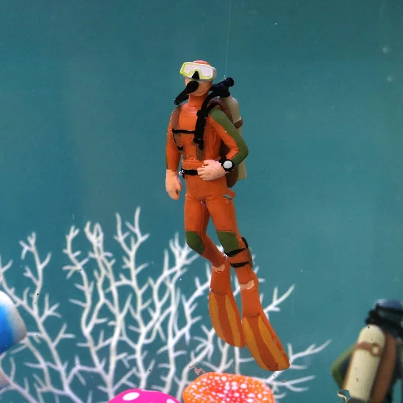 Diver Figure Diving Model Action Figure Miniature Sea Animal