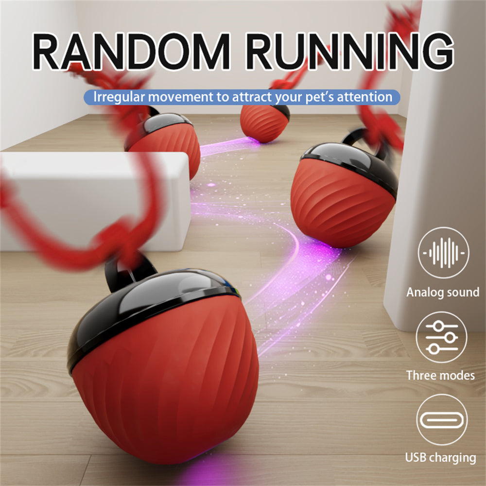 Automatic Moving Ball for Dogs – Interactive, Rechargeable Puppy Toy