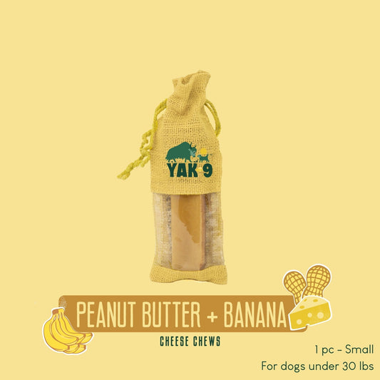 Peanut Butter & Banana Chews for Dogs
