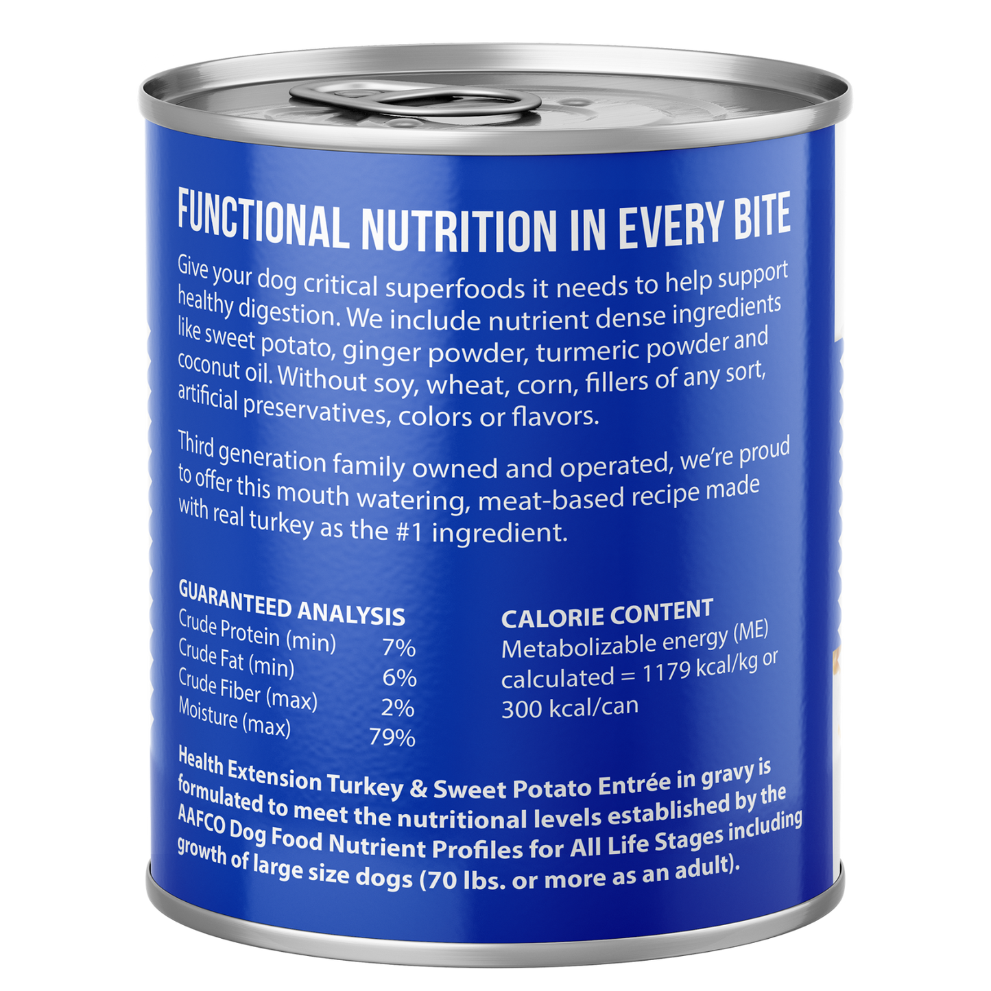 Digestive Support, Turkey & Sweet Potato Entrée in Gravy 9oz