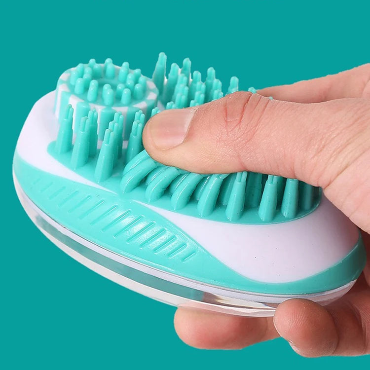 Pet SPA Bath Brush – Soft Silicone Grooming & Hair Cleaning Tool for Dogs & Cats