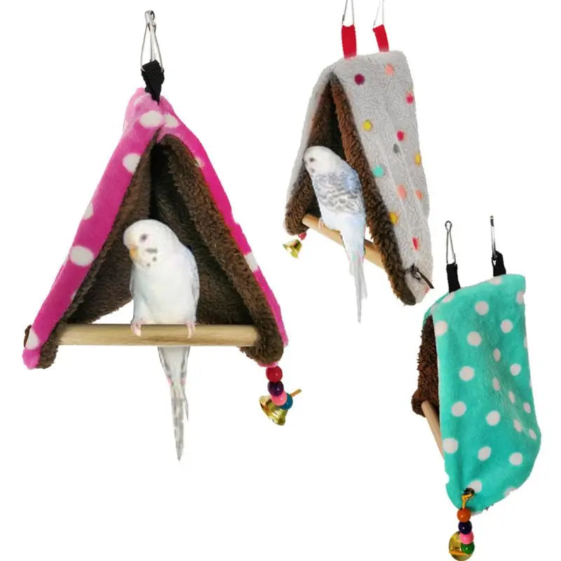 Warm Bird Nest Hammock – Cozy Perch & Bed for Parrots, Parakeets & Canaries