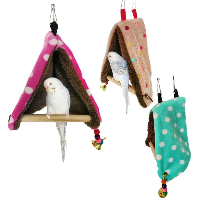 Warm Bird Nest Hammock – Cozy Perch & Bed for Parrots, Parakeets & Canaries