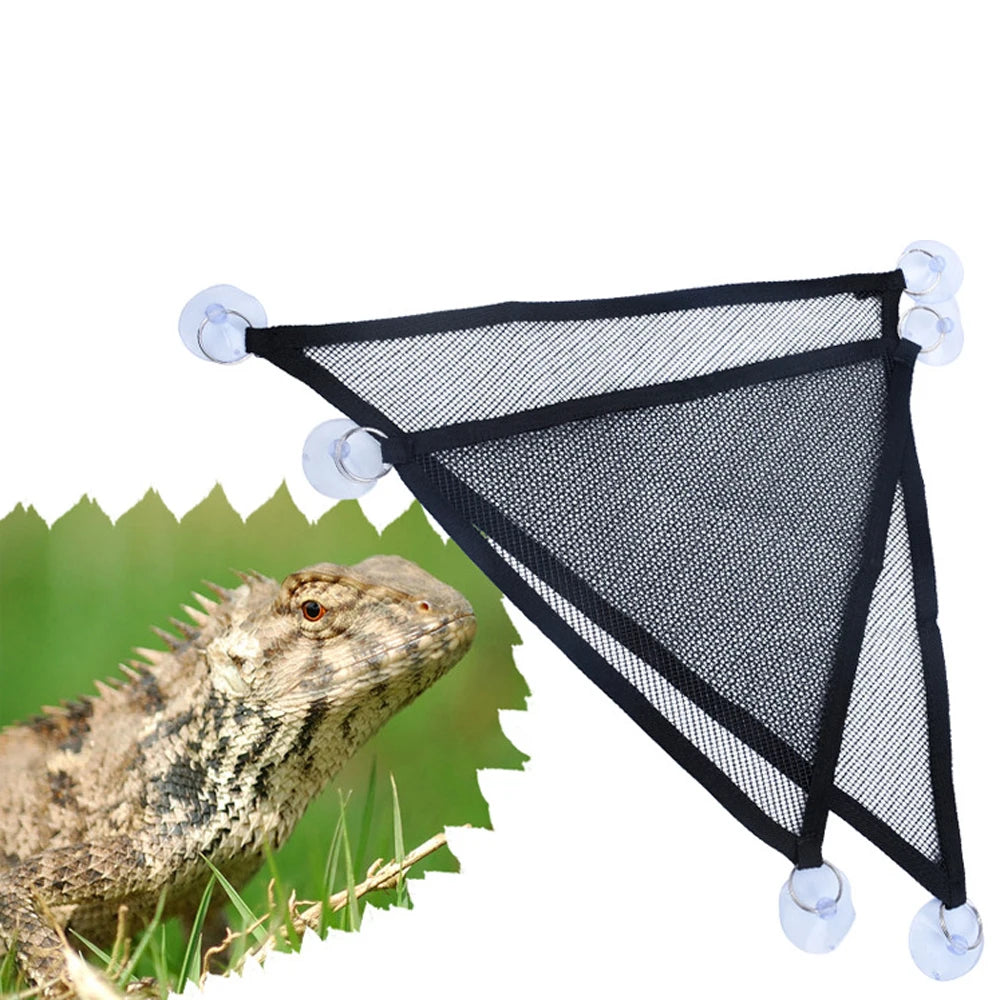 Bearded Dragon Reptile Hammock – Hanging Lounger & Ladder for Lizard Terrariums