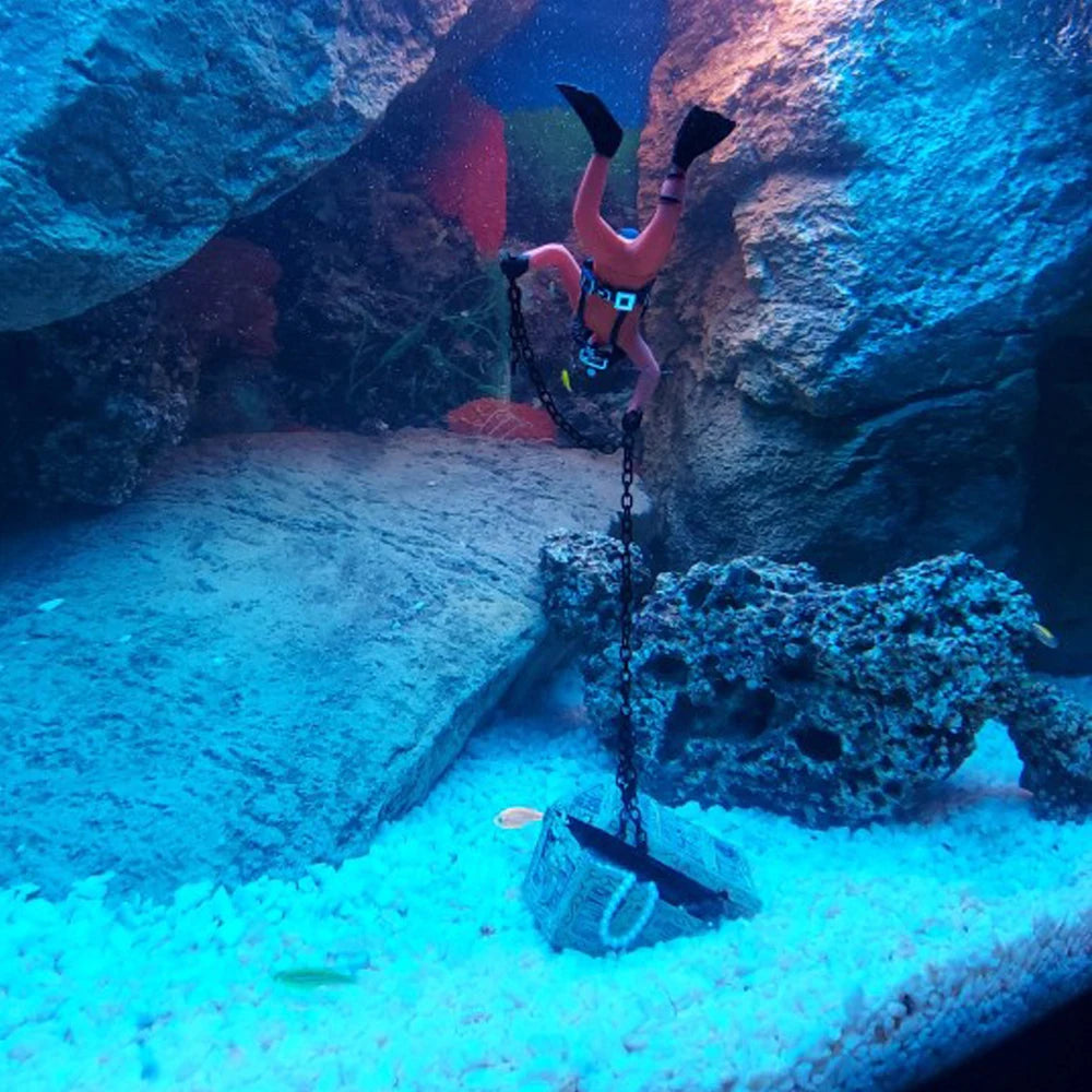 Treasure Hunter Fish Tank Ornament Fish Tank Decorations