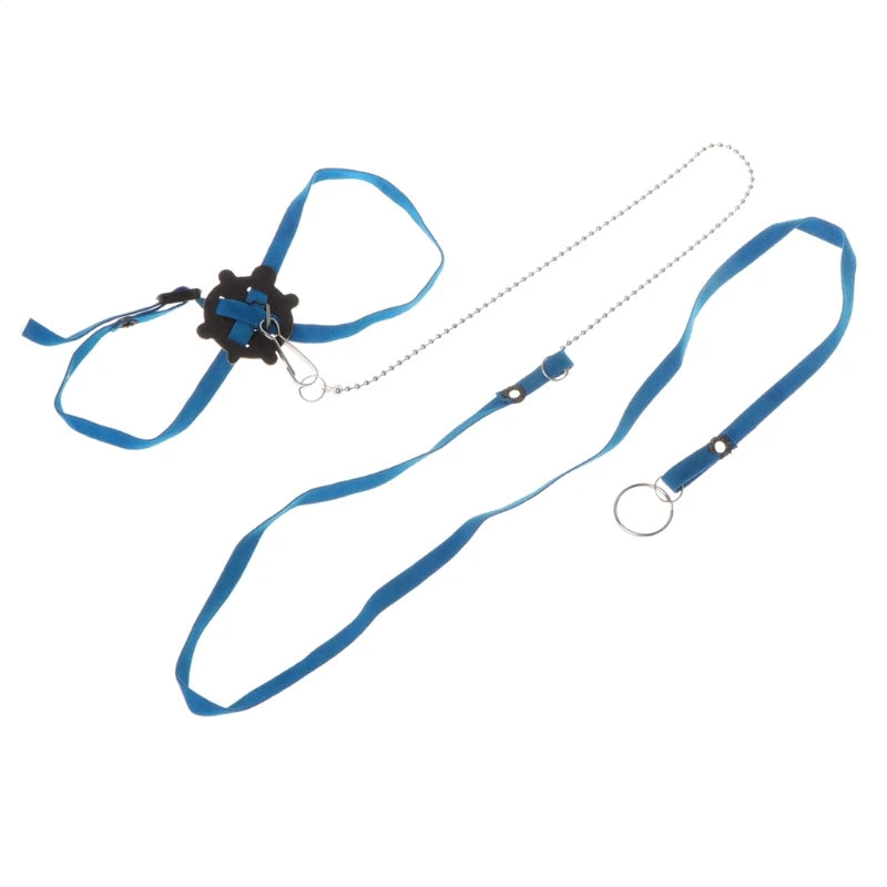 Reptile Pet Harness & Leash – Adjustable Soft Strap for Turtles & Lizards