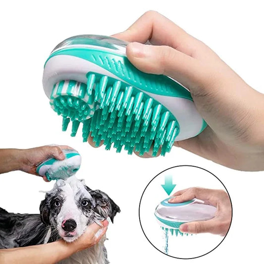 Pet SPA Bath Brush – Soft Silicone Grooming & Hair Cleaning Tool for Dogs & Cats