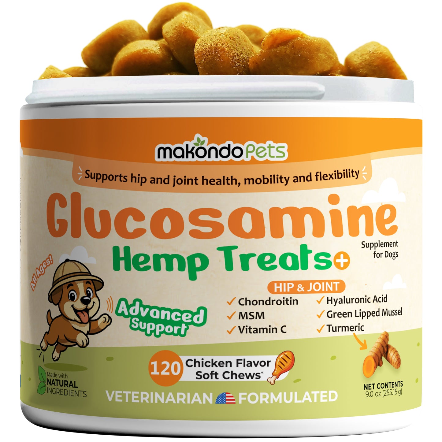 Glucosamine for Dogs - 120 Soft Chews