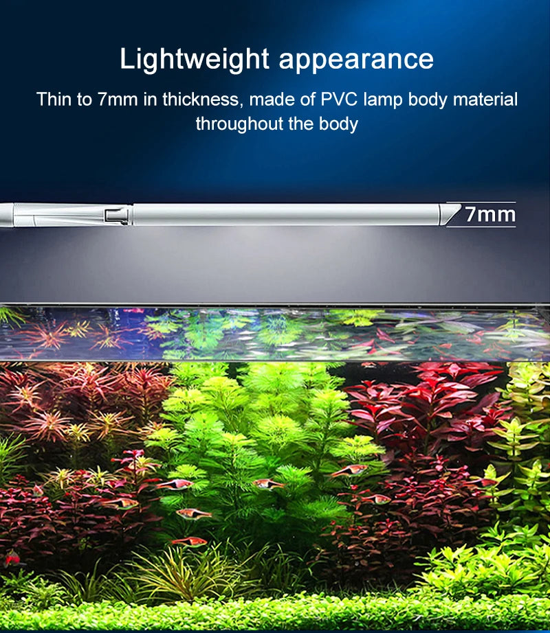 Super Bright Clip Lamp LED Aquarium Light for Aquatic Plant Grow Fish Tank