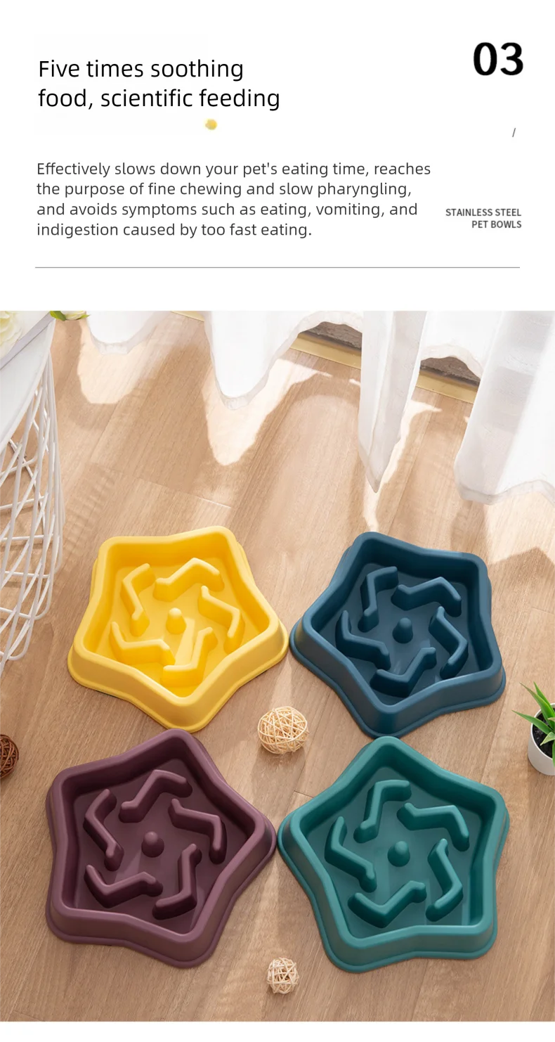 "Slow Feeder Dog Bowl – Anti-Choke Cloud Shape for Large Dogs"