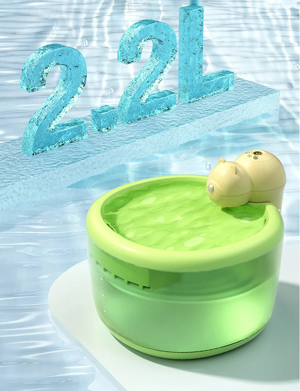 2L Automatic Wireless Pet Water Feeder Smart Induction Cat Dog Drinking Fountain Quiet Circulating Filtration Running Water