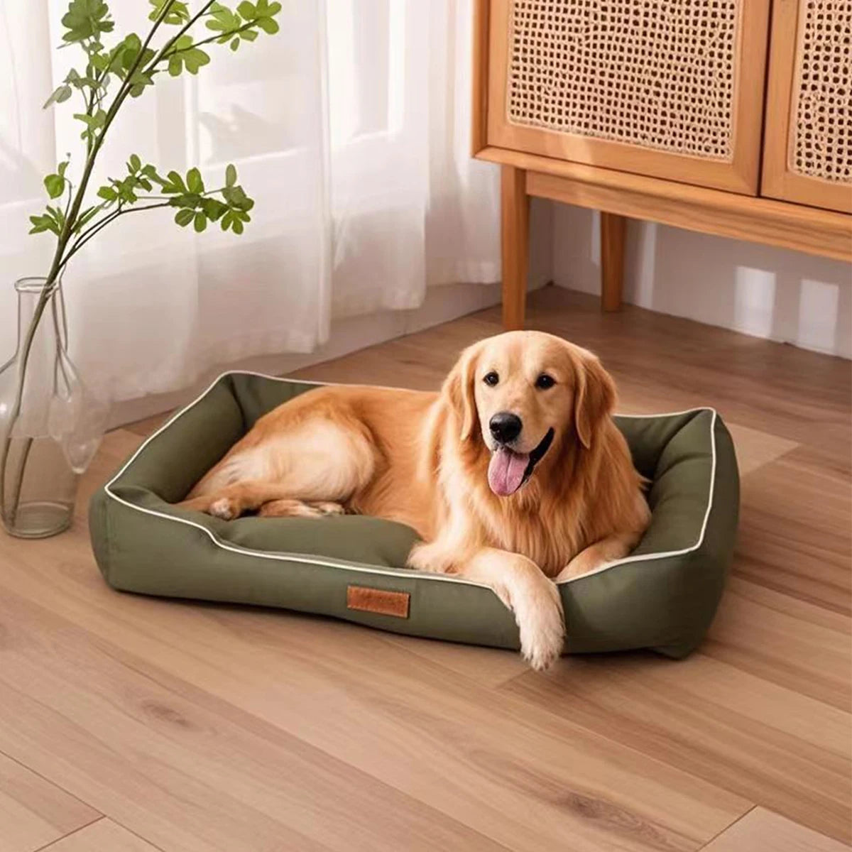 Waterproof Dog & Cat Bed – Large Soft Mattress, Bite-Resistant Sofa Pet House