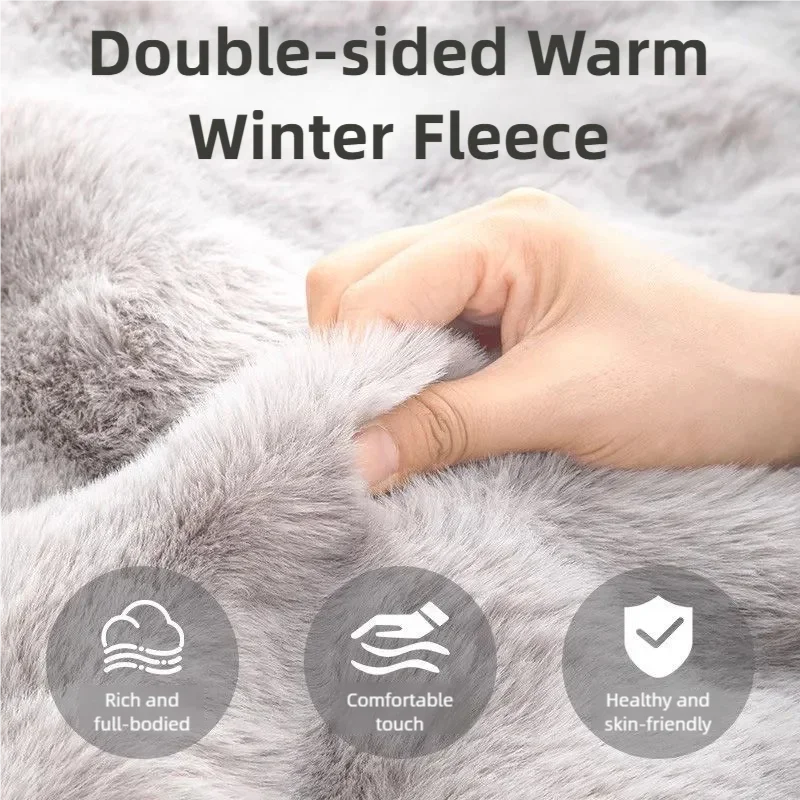 Super Soft Polyester Dog Bed – Thick Plush Sofa & Crate Mat for All Sizes