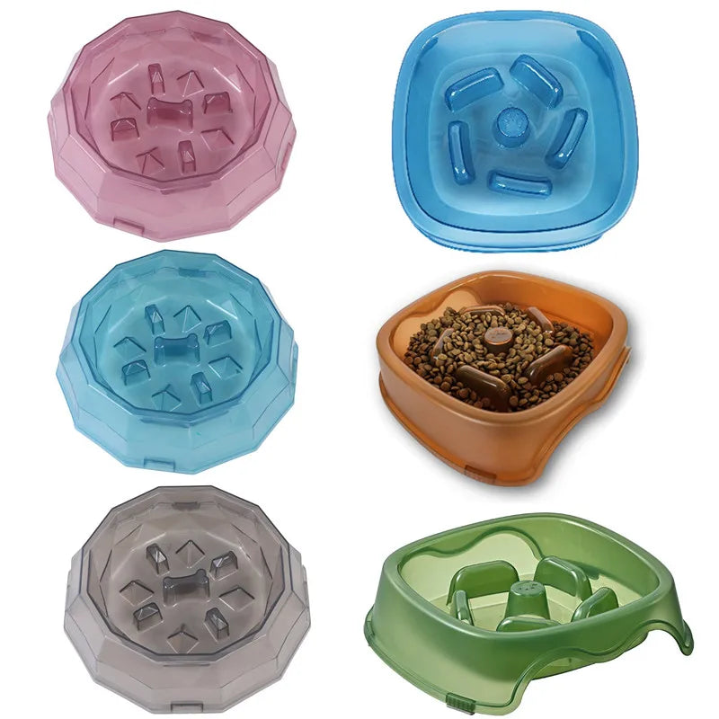 "Slow Feeder Pet Bowl – Anti-Choking, Non-Slip, Healthy"