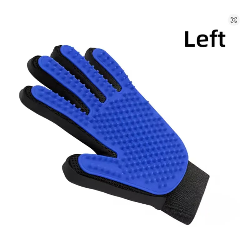 Pet Hair Removal Glove – Grooming & Deshedding Brush for Cats & Dogs