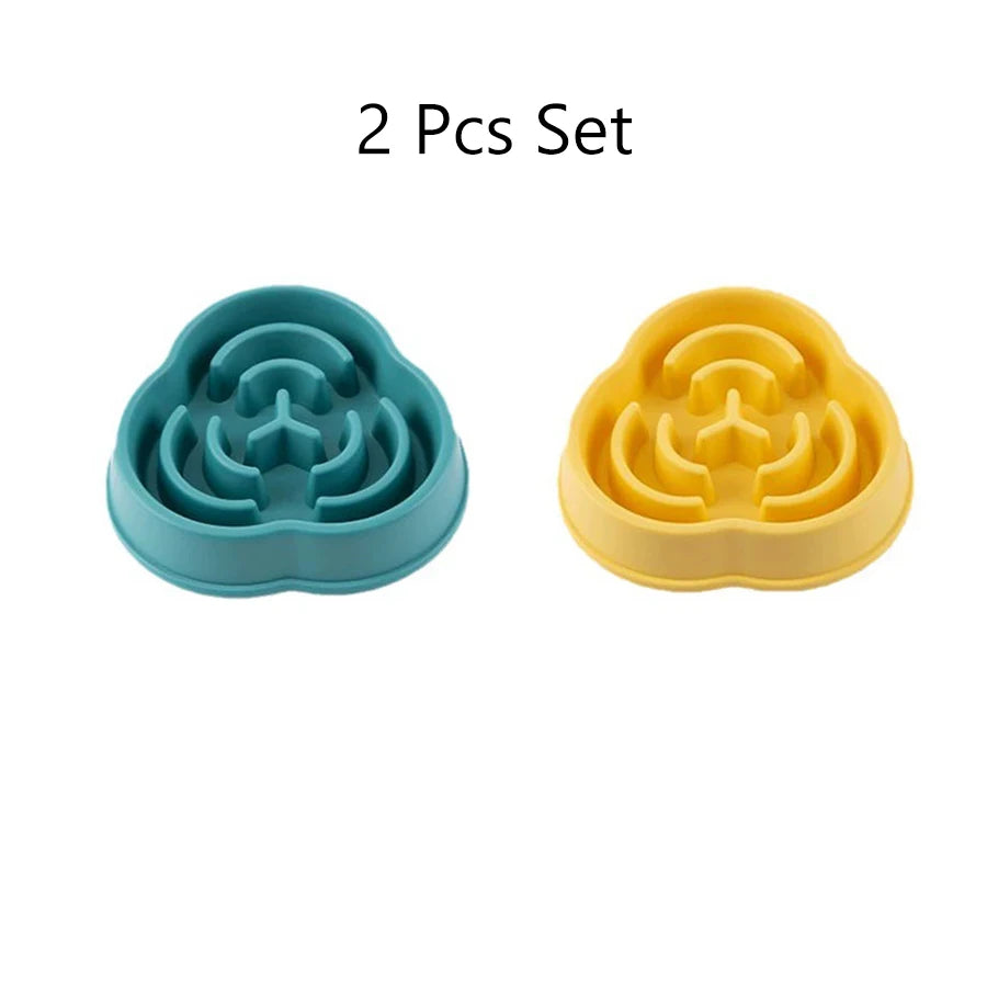 "Slow Feeder Dog Bowl – Anti-Choke Cloud Shape for Large Dogs"