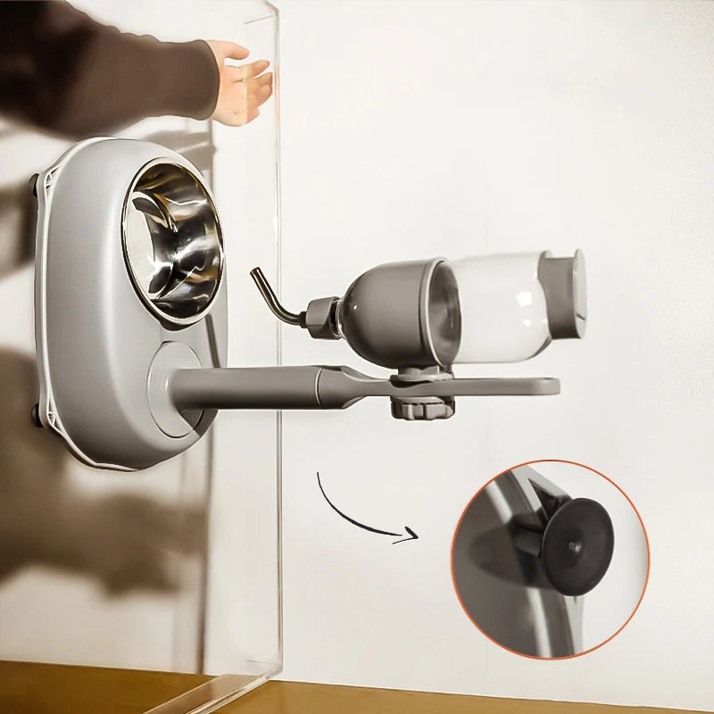 Automatic Anti-Tip Pet Feeder – Dog & Cat Water Dispenser