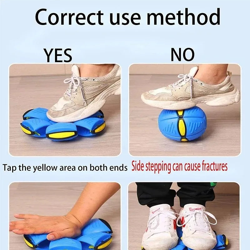 Interactive UFO Ball – Magic Dog Toy for Outdoor Training & Play